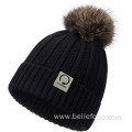 Winter Warm Beanie Hat with Pom